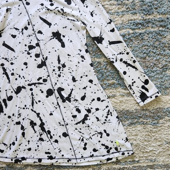 ‼️SPLATTER PAINT A Line Tee Shirt Dress Size M‼️ - Picture 6 of 10